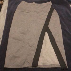 Bebe asymmetrical skirt size 8